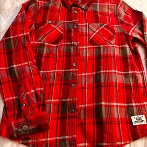 Shaun White long sleeve plaid shirt